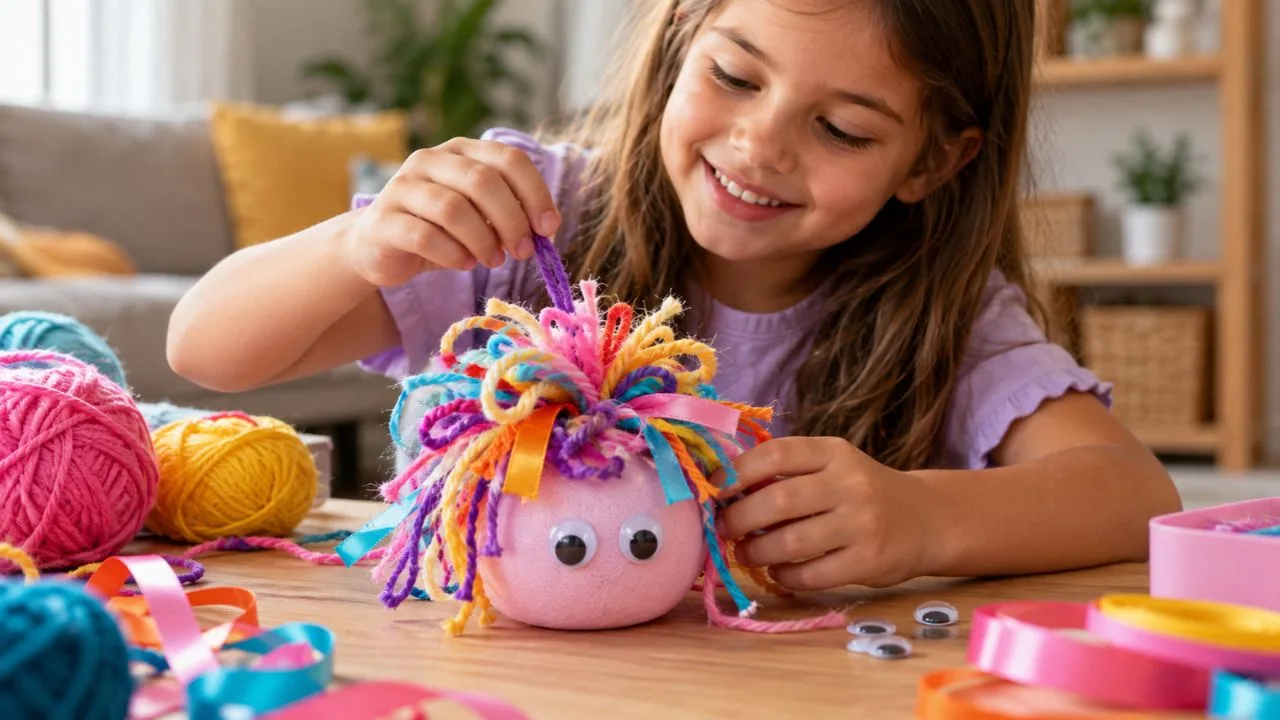 cabelo maluco sq 2 - Cabelo maluco squish vira a brincadeira mais pedida da Semana das Crianças: entenda como montar o brinquedo em casa sem gastar muito