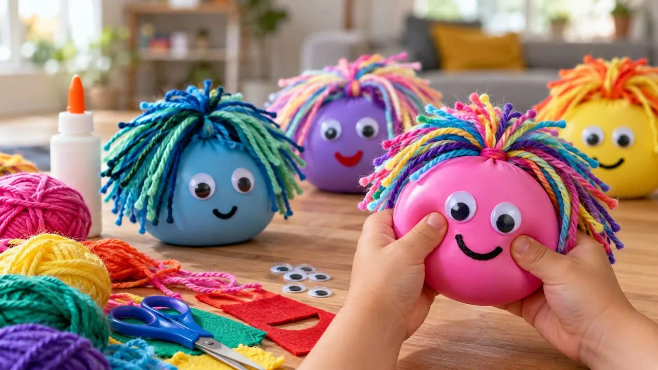 cabelo maluco sq 3 - Cabelo maluco squish vira a brincadeira mais pedida da Semana das Crianças: entenda como montar o brinquedo em casa sem gastar muito
