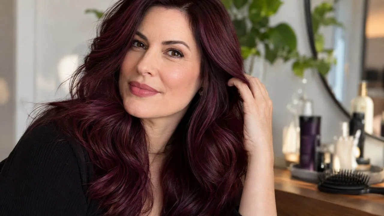 cabelo vinho - Depois dos 40 anos, a cor do cabelo virou estratégia de autoestima; conheça as quatro tendências que estão em alta