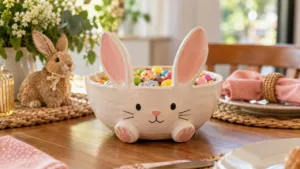 Tigela de coelho de argila vira aposta para o Dia das Crianças: veja como fazer em casa e transformar a decoração da mesa