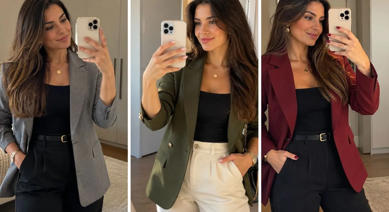 cores blazer - Esqueça o preto: as 5 cores de blazer que entregam estilo sem esforço nenhum