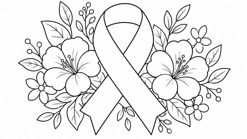 outubro rosa para colorir
flores para pintar outubro rosa