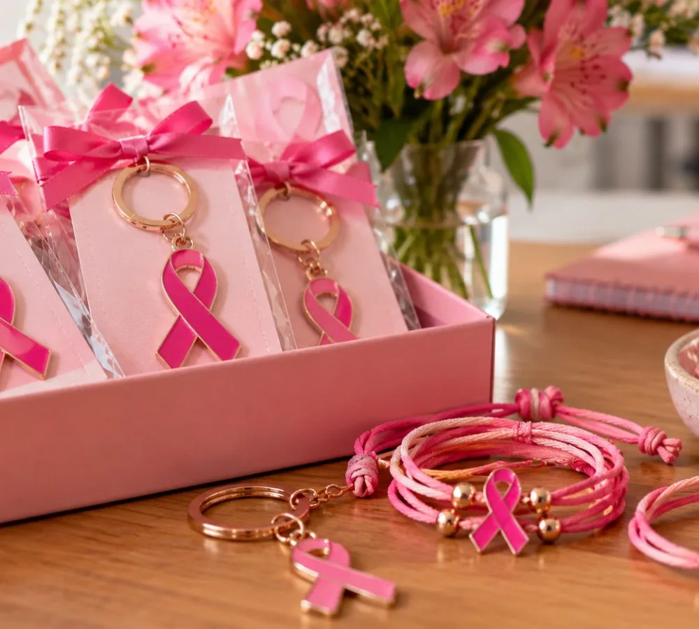 ideias de lembrancinha para outubro rosa
pulseira de outubro rosa