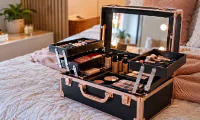 maleta make - Maleta de maquiagem substitui gaveta bagunçada no quarto e mostra como manter os cosméticos visíveis sem ocupar a penteadeira