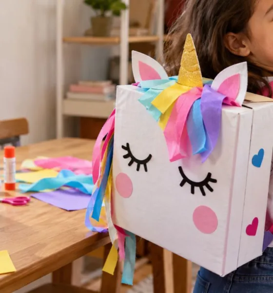 mochila maluca caixa sapato 1 - Semana da Criança: mochila maluca com caixa de sapato pode ser montada em casa com poucos materiais; veja como fazer!