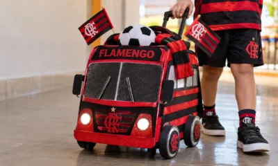 mochila maluca flamengo 1 - Semana da criança: mochila maluca do Flamengo ganha versões criativas nas escolas e pais compartilham passo a passo