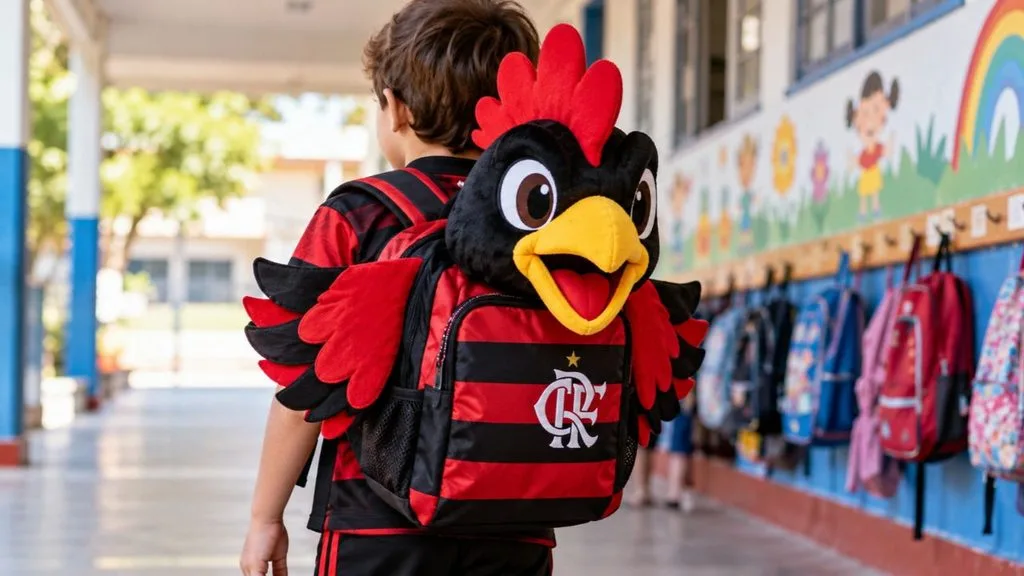 Ideia de mochila maluca do flamengo 
mochila maluca mascote flamengo