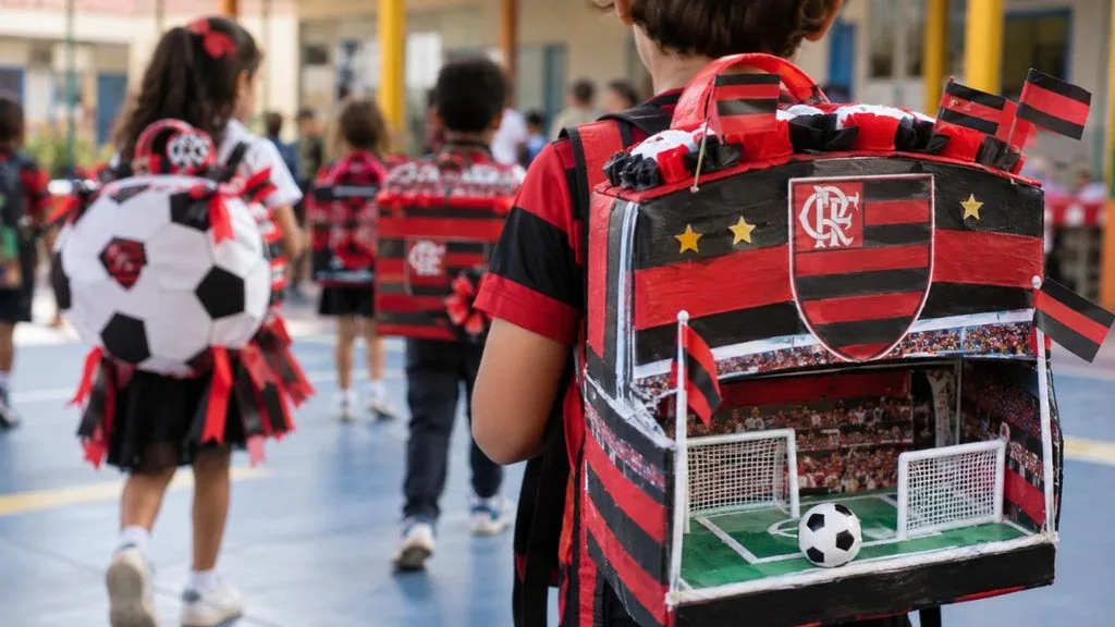 Ideia de mochila maluca do flamengo simples
mochila maluca de campo de futebol do flamengo