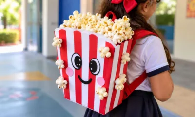 mochila maluca pipoca 1 - Veja como fazer uma mochila maluca de pipoca com o passo a passo completo, dicas de materiais, enchimento e acabamento.
