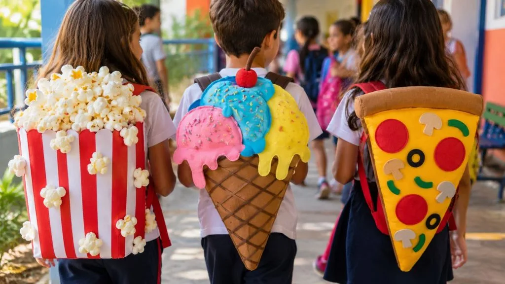 ideias de mochila maluca de pipoca
ideias de mochila maluca de sorvete
ideias de mochila maluca de pizza