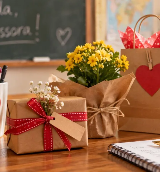 presente dia professor 1 - Lembrancinha para o Dia do Professor: veja quando é a data e 10 ideias que fogem do óbvio para agradecer quem fez a diferença