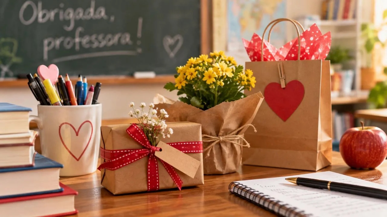 presente dia professor 1 - Lembrancinha para o Dia do Professor: veja quando é a data e 10 ideias que fogem do óbvio para agradecer quem fez a diferença