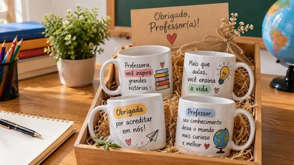 lembrancinha para o dia professor
Canecas personalizadas para o dia do professor